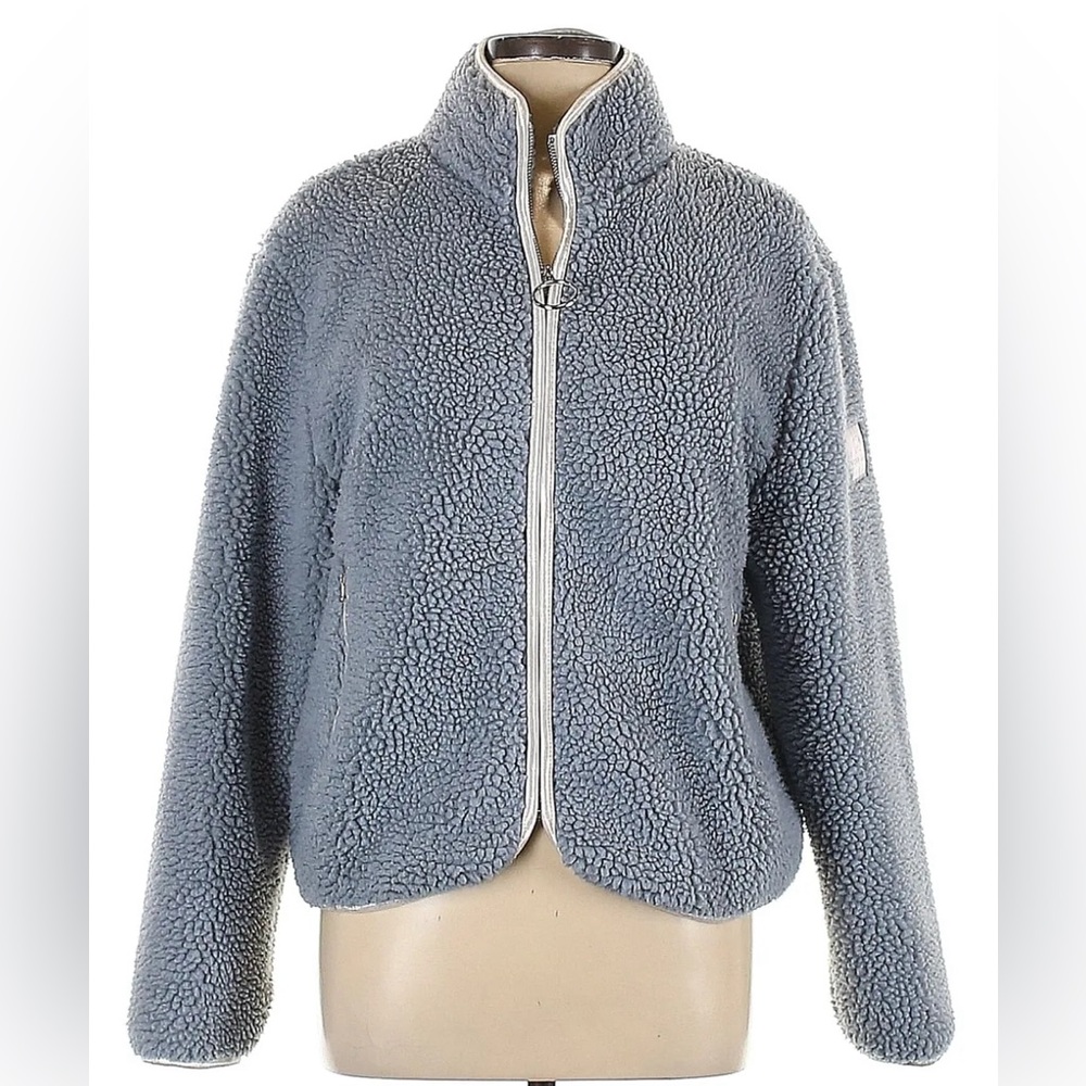 New Ivory Ella Sherpa Coat size M